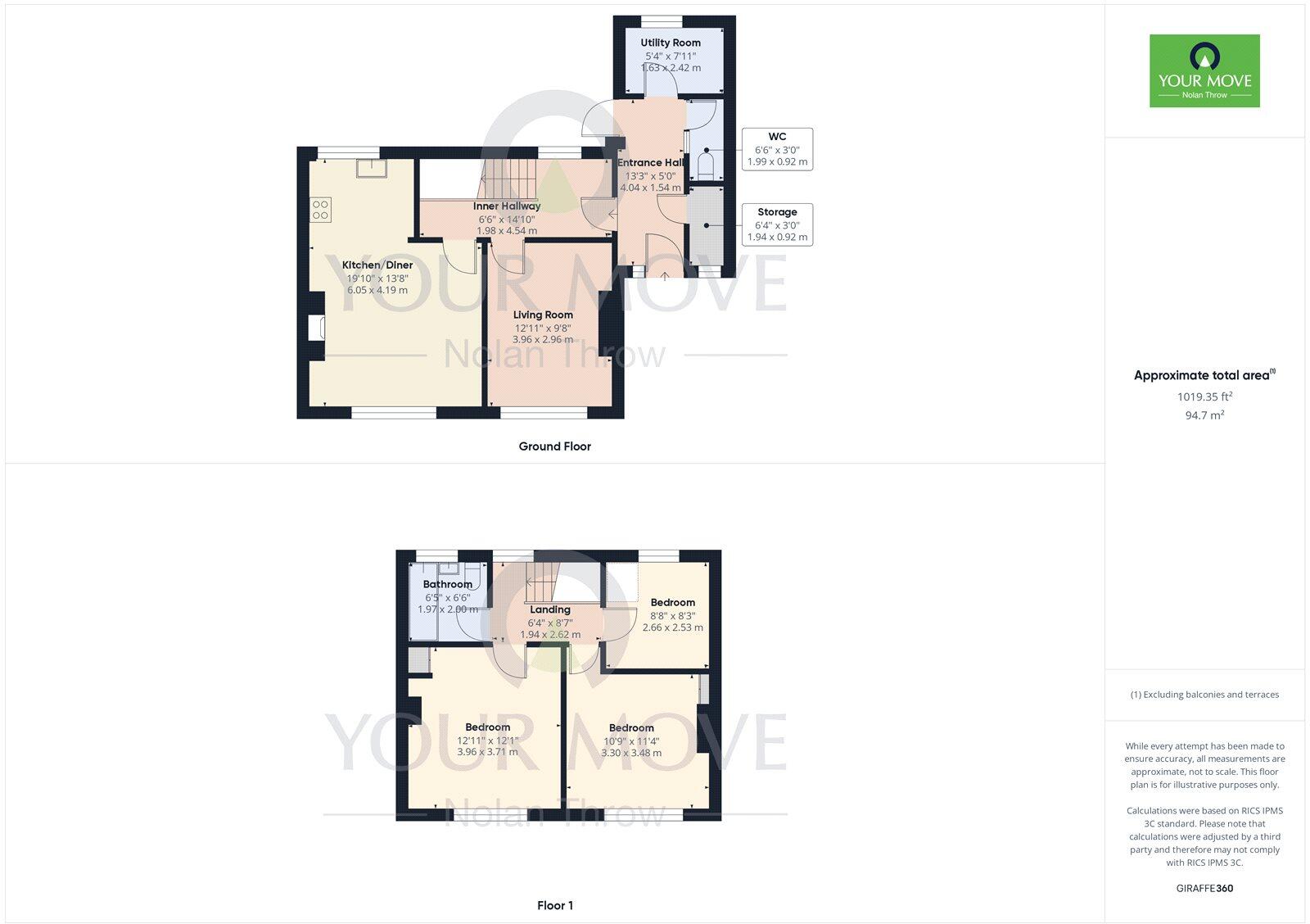 Manor Road, Rothwell, Kettering, Northamptonshire, NN14 floorplan