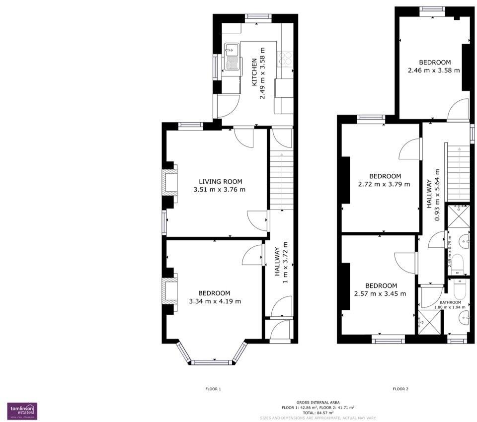 Dunlop Avenue, Lenton, NG7 2BW floorplan