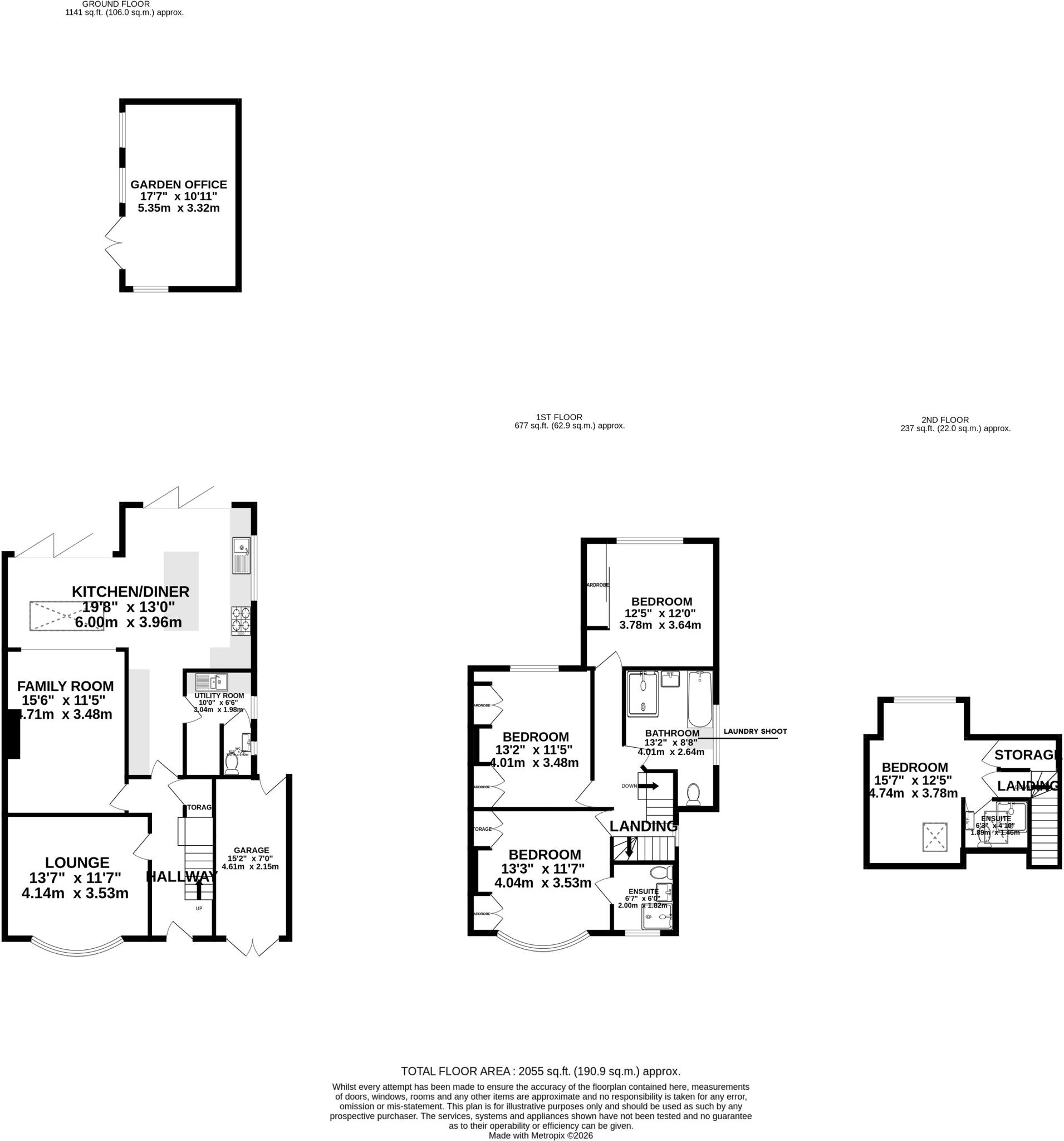 Highfield Avenue, Harpenden, Hertfordshire, AL5 floorplan