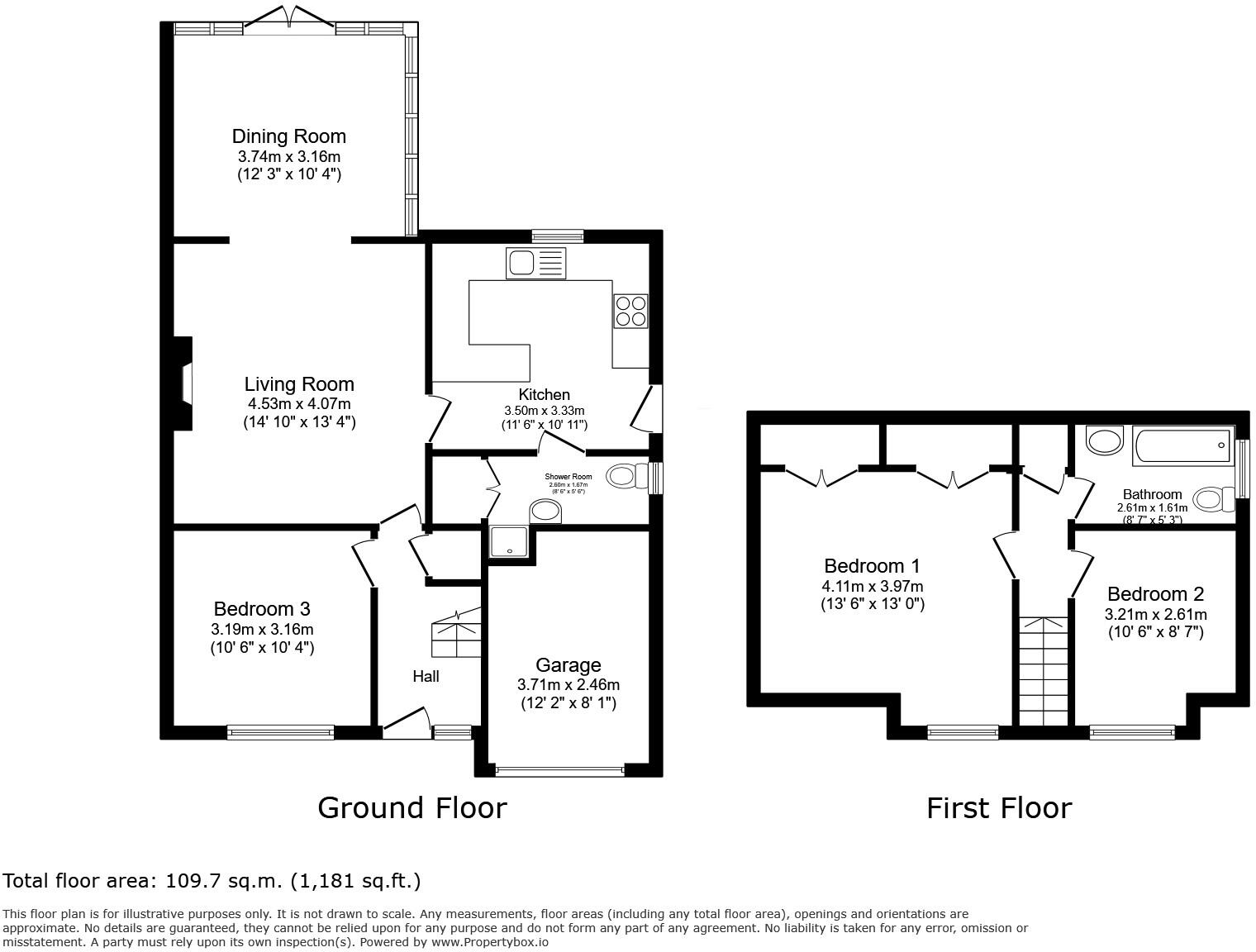 Bryn Gryffydd, Wrexham, LL12 floorplan