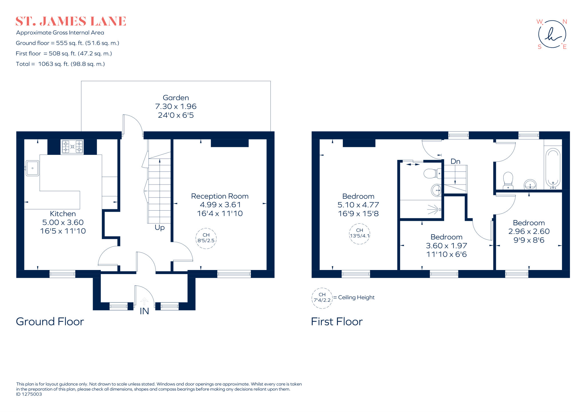 St. James Lane, London, N10 floorplan