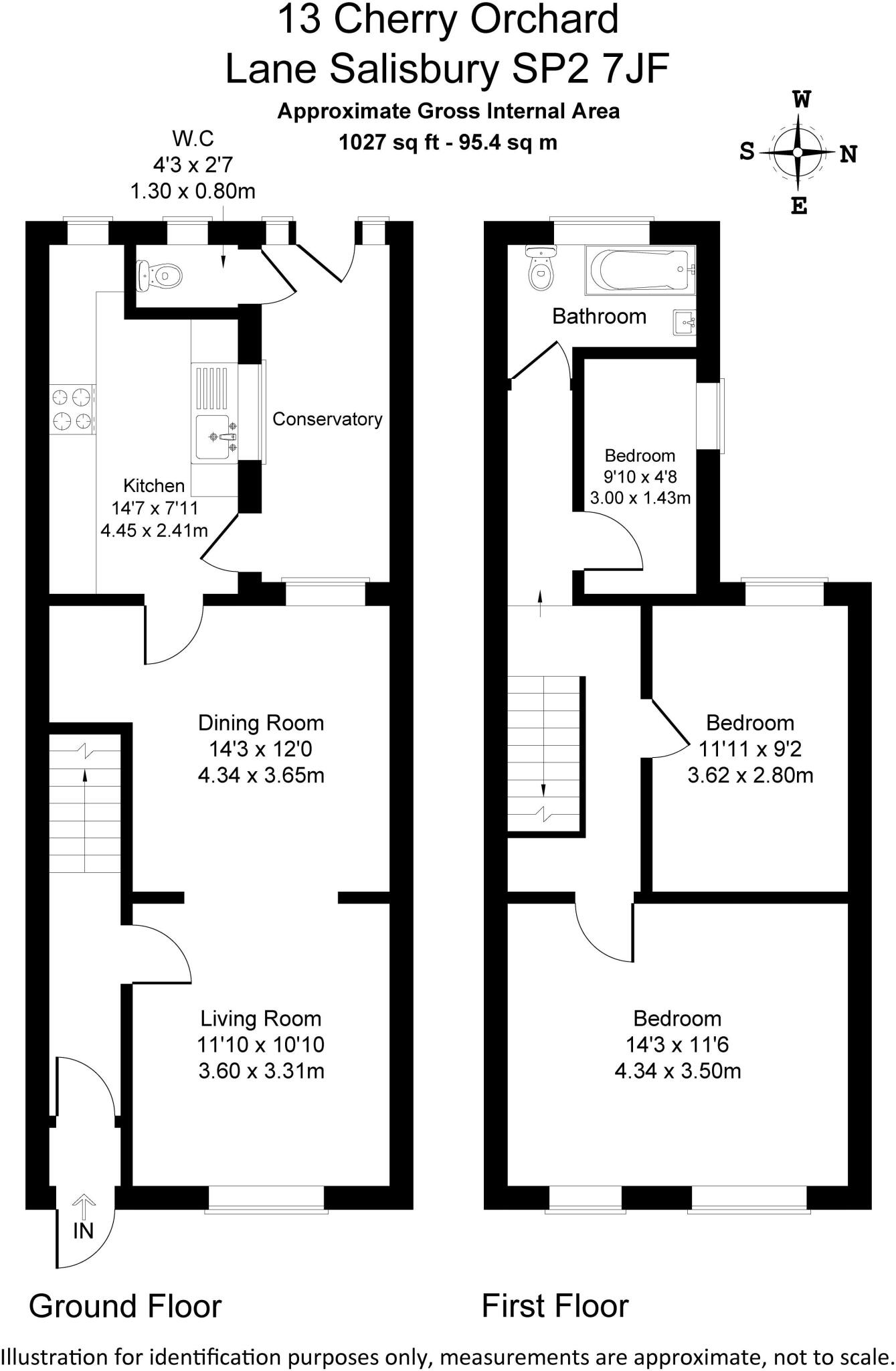 Cherry Orchard Lane, Salisbury                  ***VIDEO TOUR*** floorplan