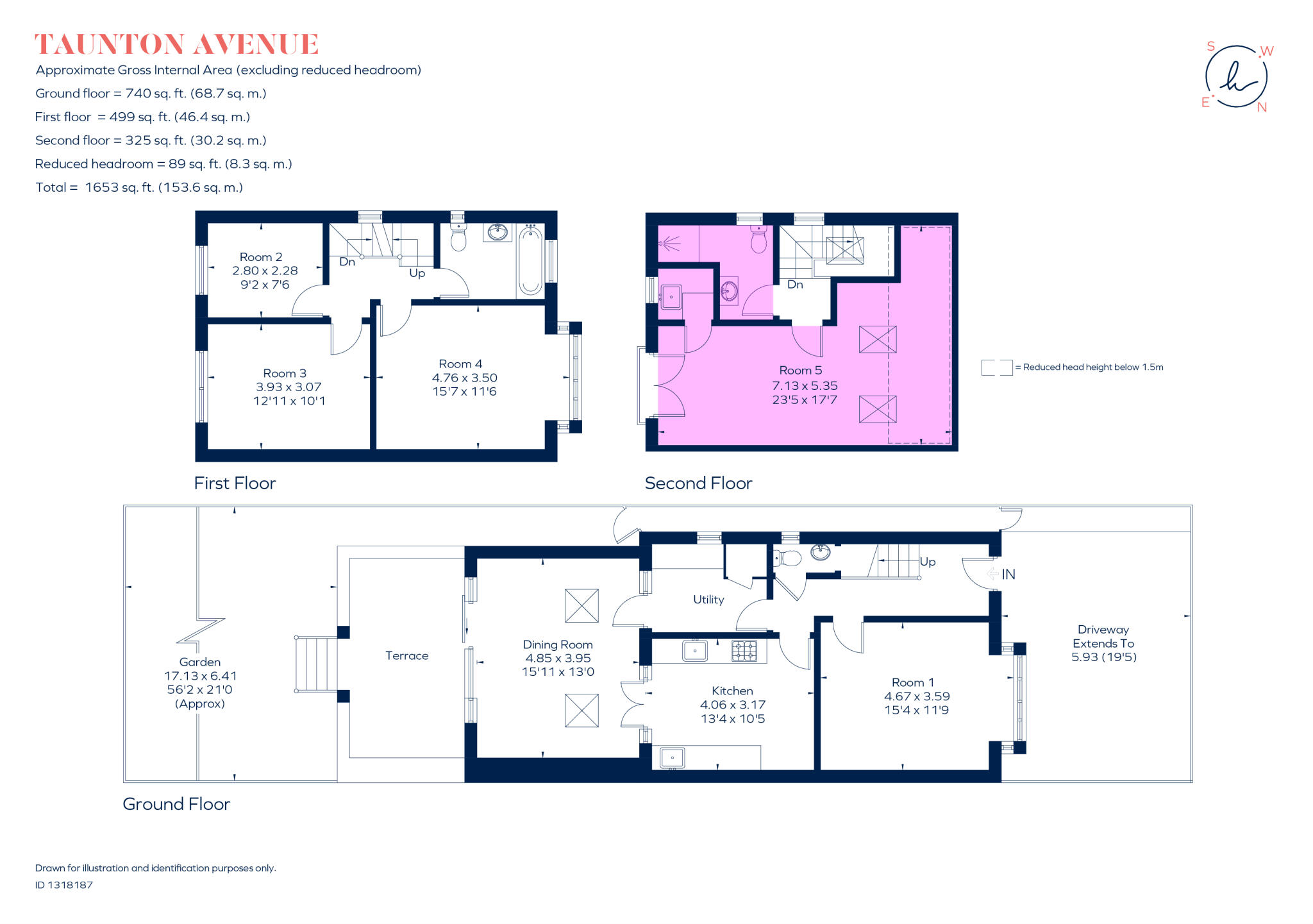 Taunton Avenue Hounslow TW3 floorplan