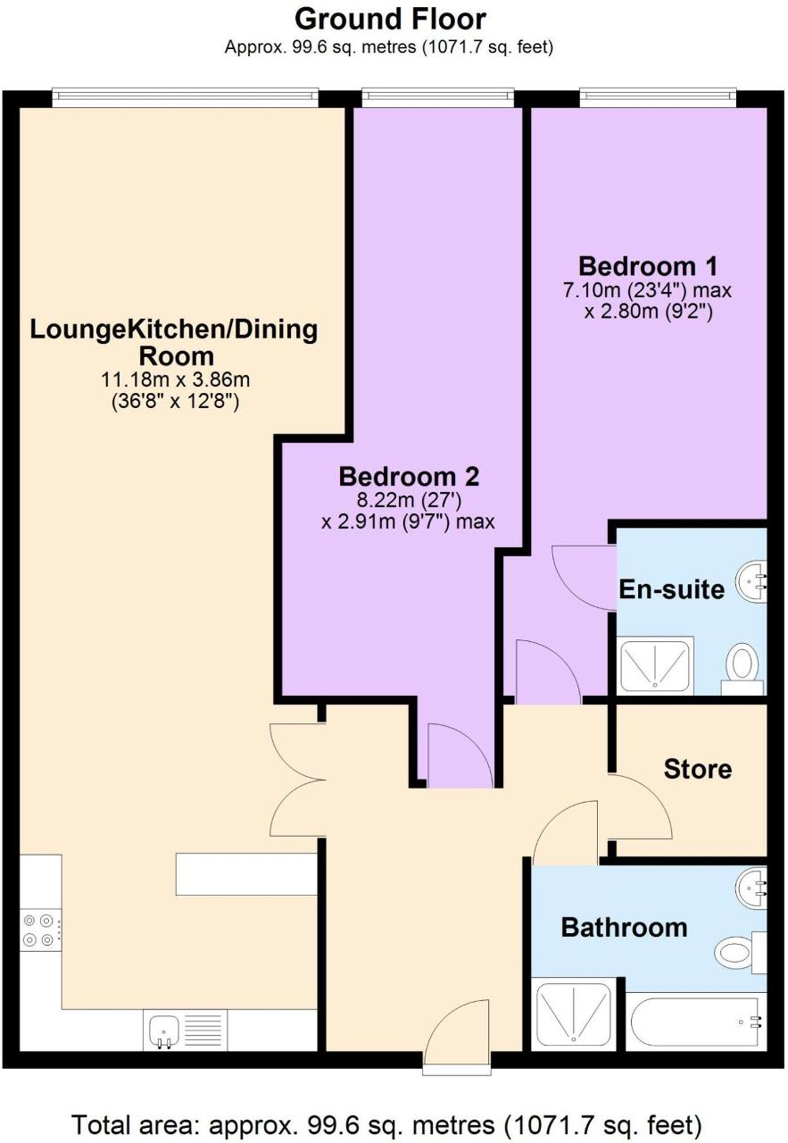 Newhampton Lofts, 99 Branston street, Hockley, Birmingham, B18 6BG floorplan