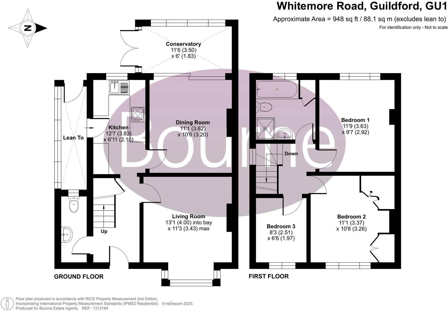 Whitemore Road, Guildford, Surrey, GU1 floorplan