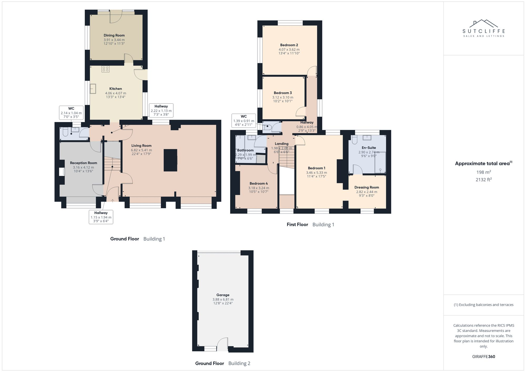 West End, Great Eccleston, PR3 floorplan