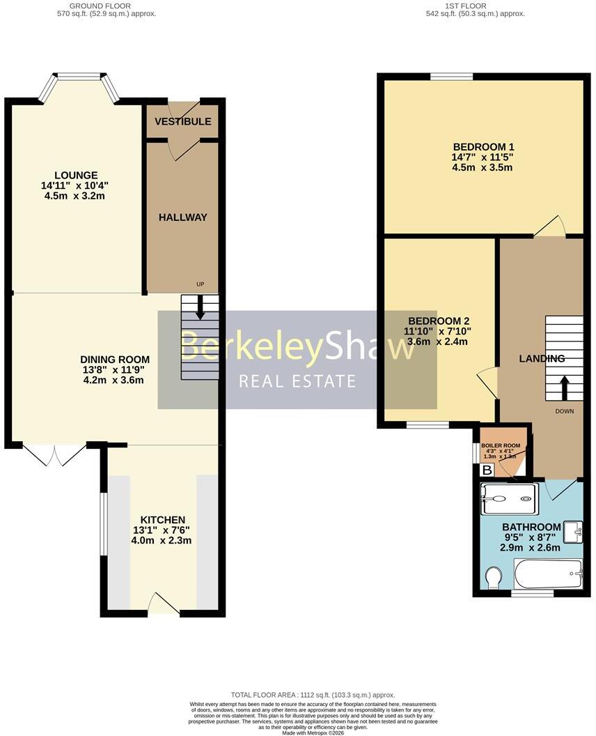 Portland Avenue, Liverpool floorplan