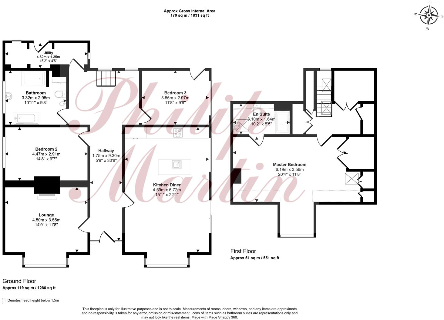 Cusgarne, Truro floorplan