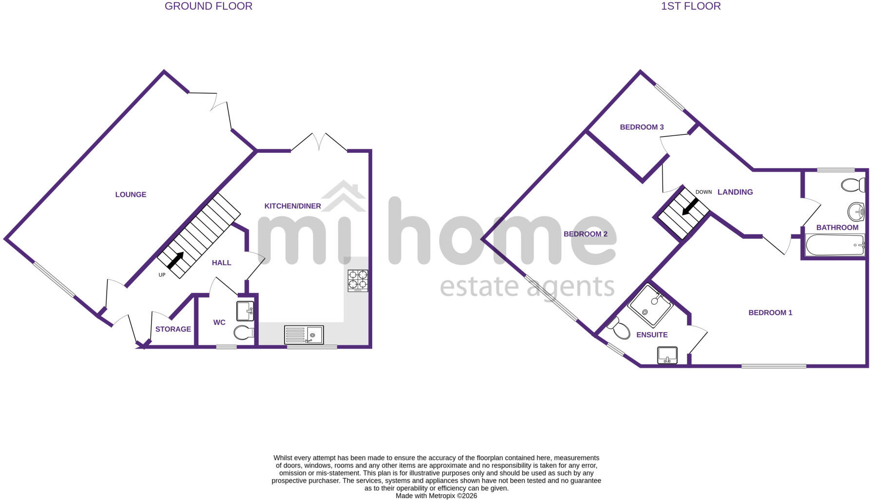 Wood Close, Kirkham, Preston, Lancashire, PR4 floorplan