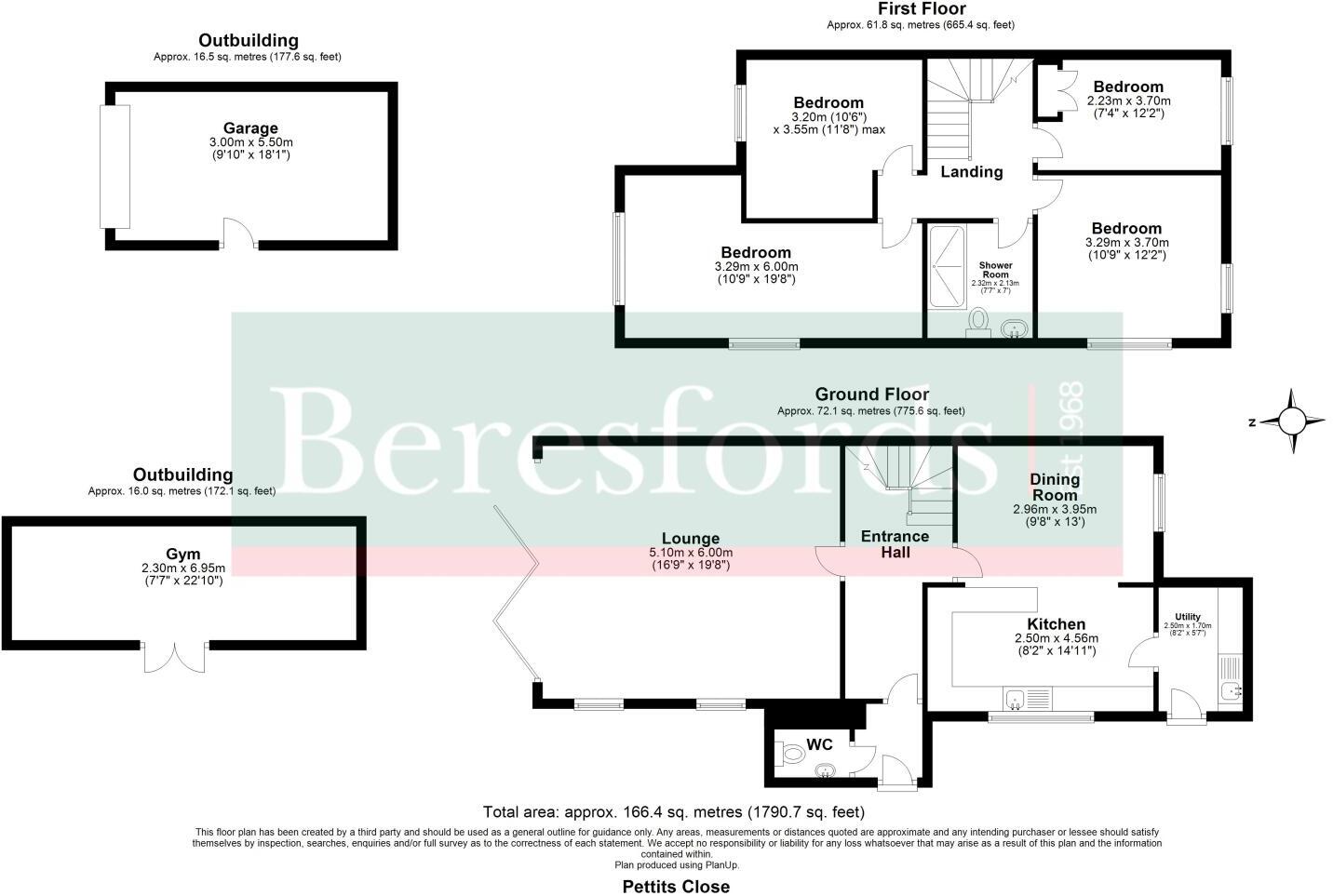 Pettits Close, Romford, RM1 floorplan