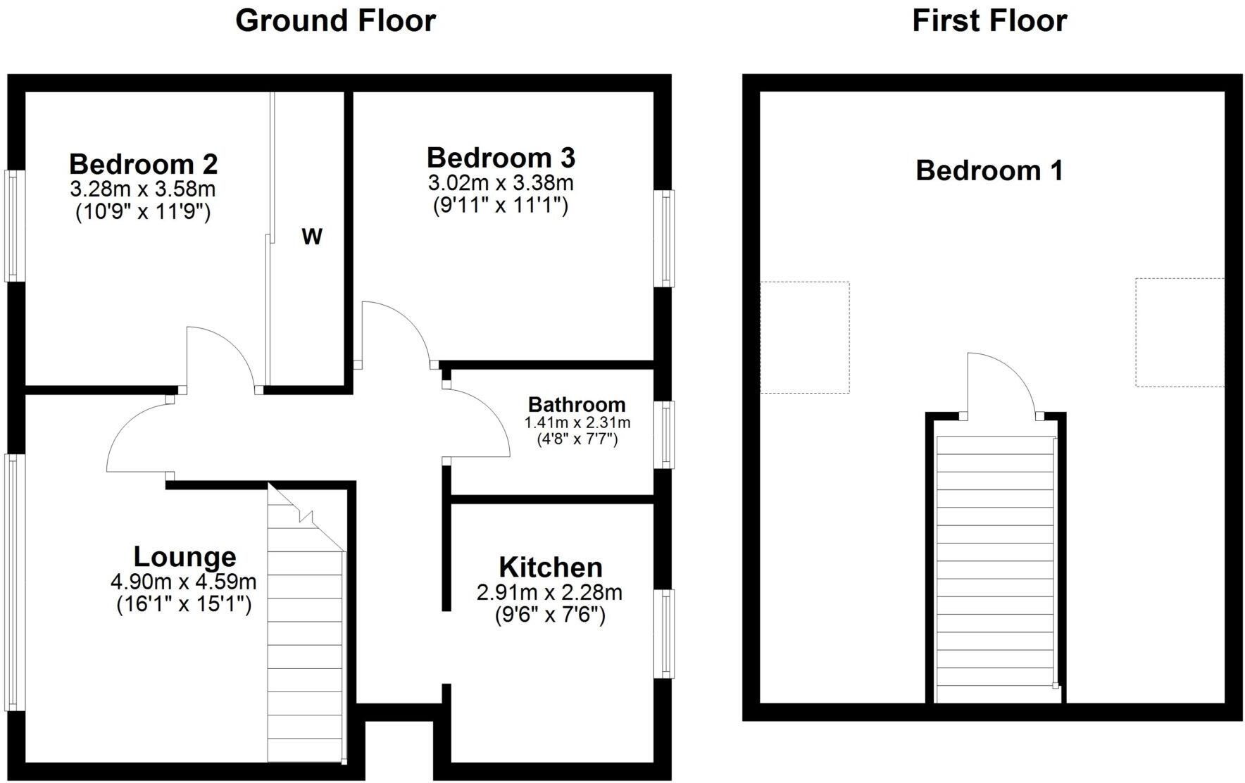 81 Kelvin Street, Largs, KA30 9BB floorplan