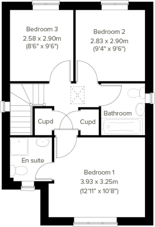 Clerke Chase, 'St Michael's Place', Colchester, CO2 floorplan