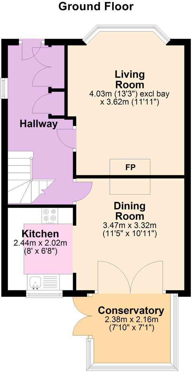 Kings Road West, Swanage floorplan
