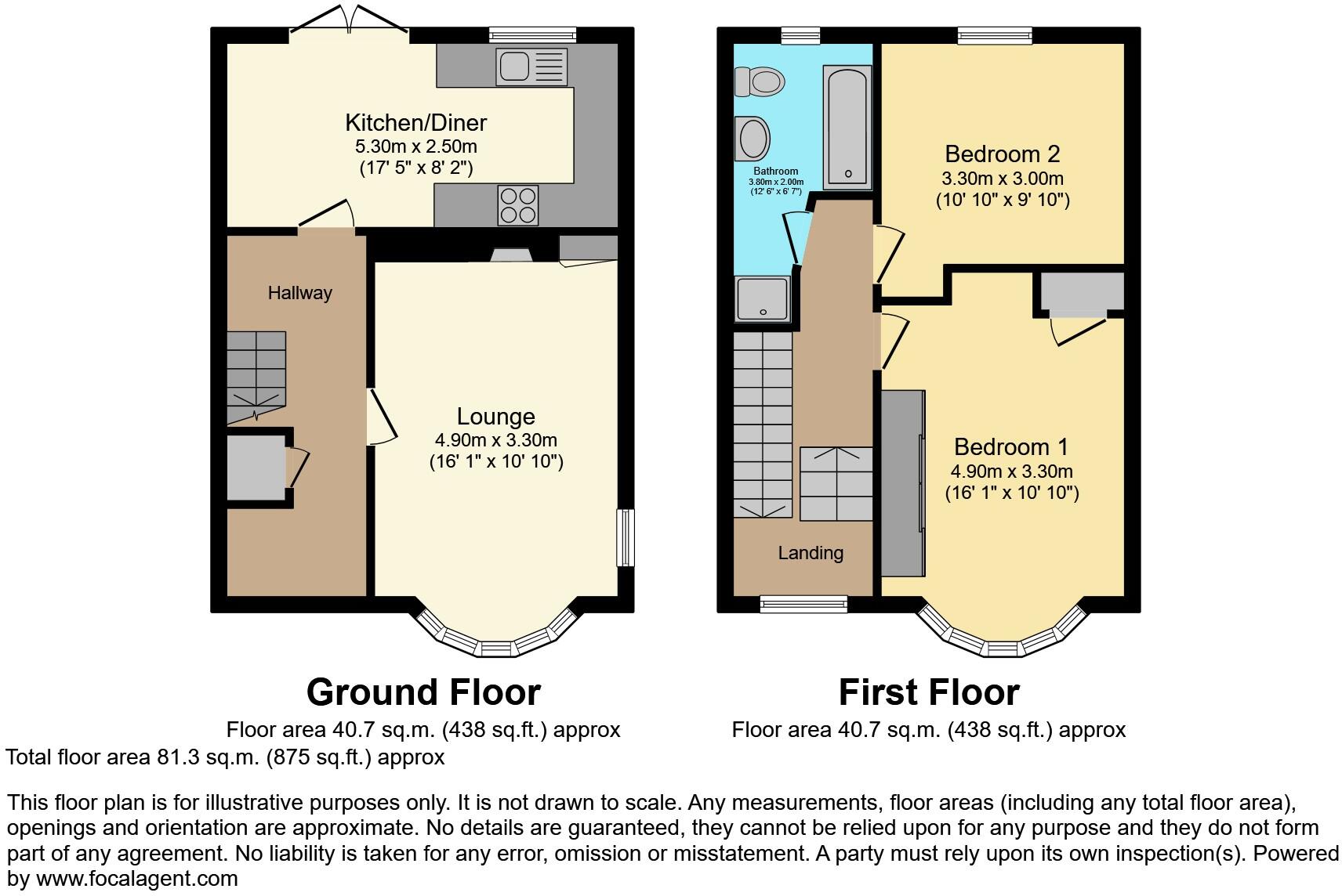 Ovington Grove, Newcastle upon Tyne, NE5 floorplan