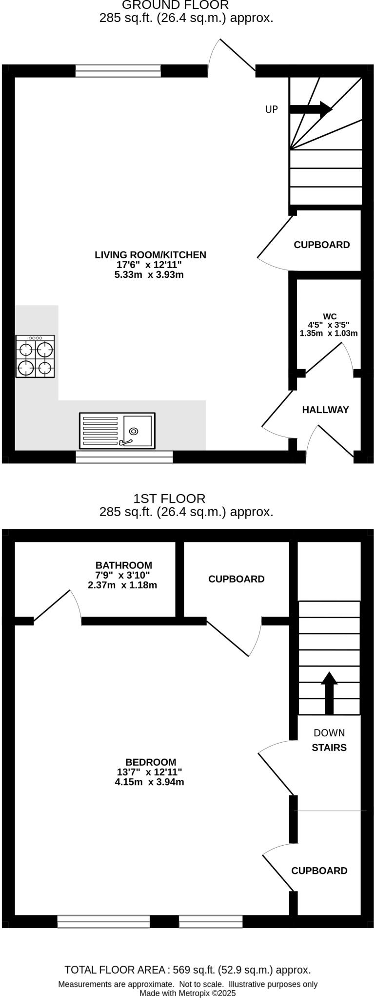 18 Oak Lane, Norwich, Norfolk NR3 3QJ floorplan