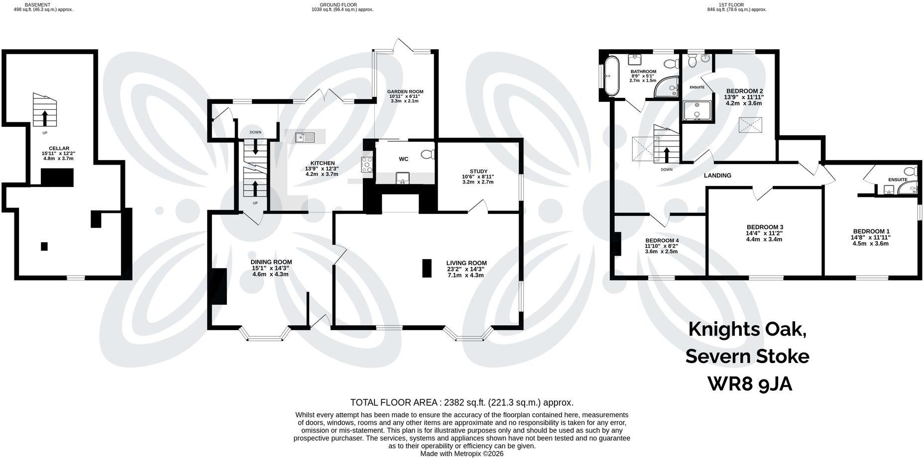Severn Stoke, Worcester, WR8 floorplan