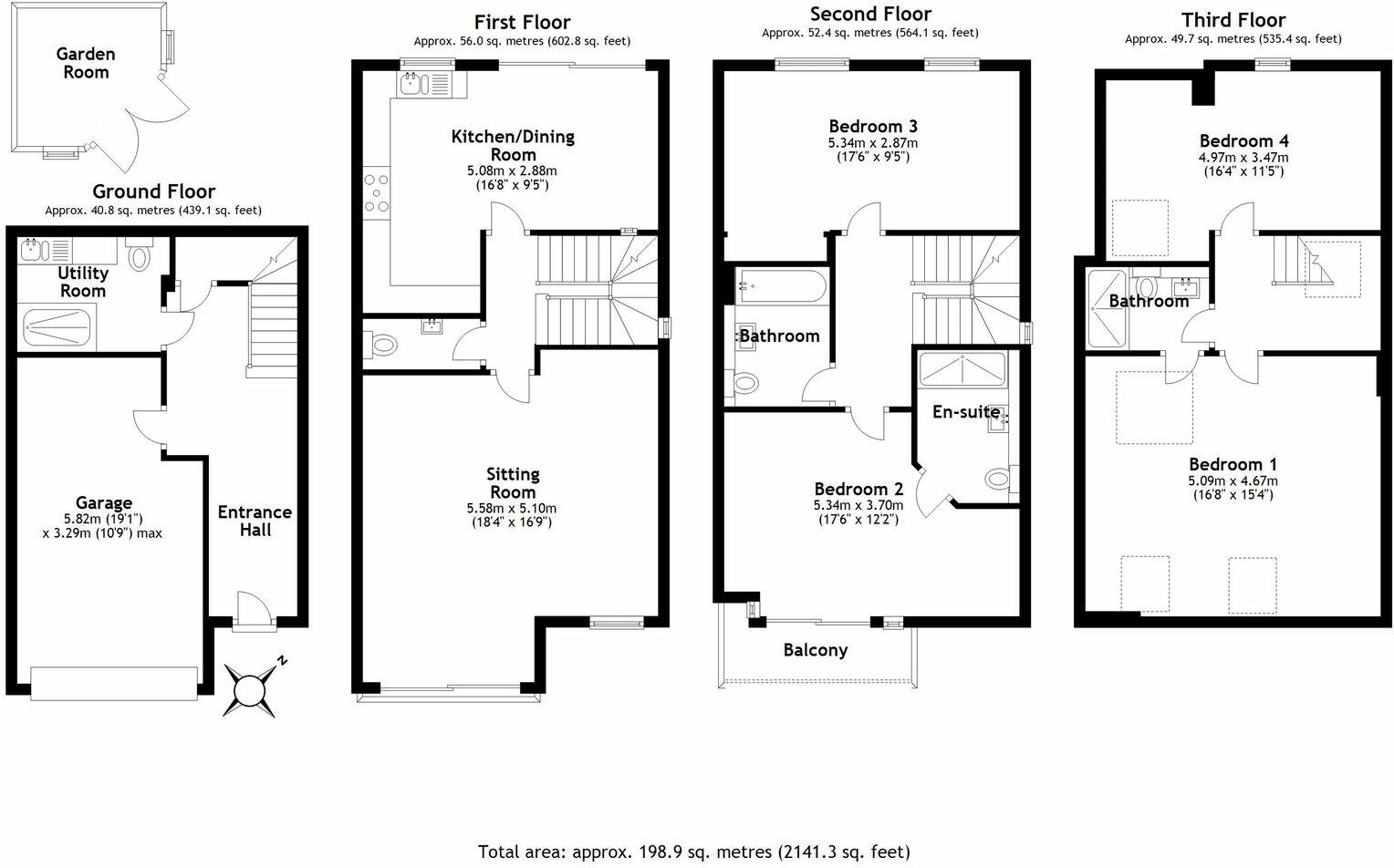 5, Redcroft, Stoke Fleming floorplan