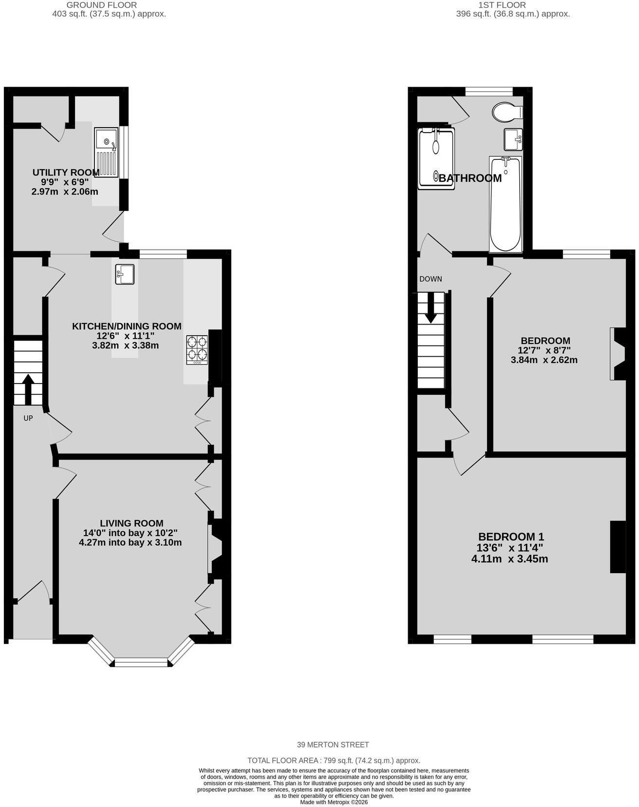 Merton Street, Banbury OX16 4RX floorplan