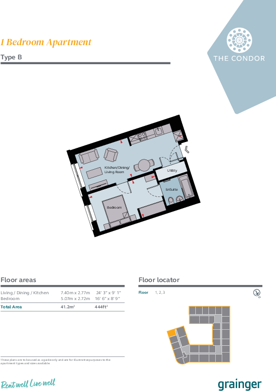 The Condor, Derby Derby DE1 floorplan