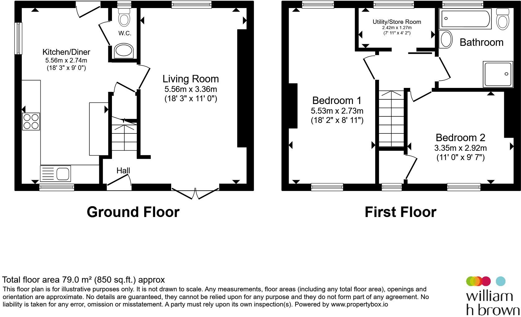 Chesterfield Road, Staveley, Chesterfield floorplan