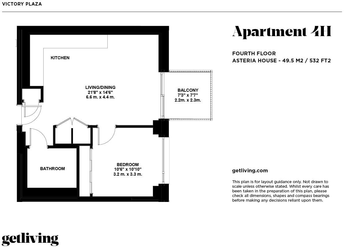 Victory Plaza floorplan