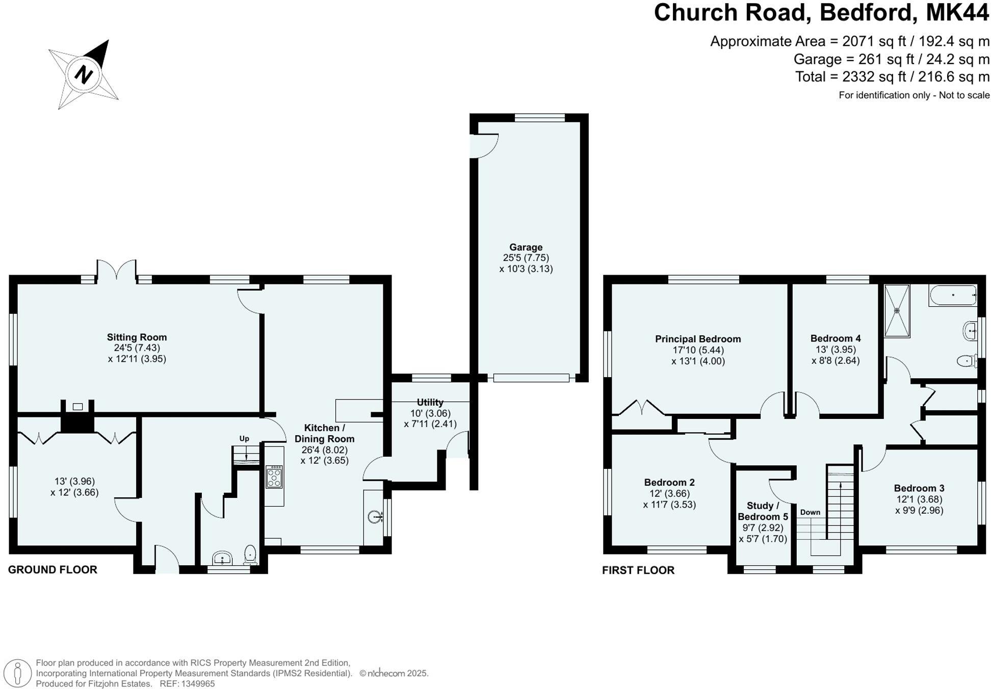 Church Road, Keysoe, MK44 floorplan