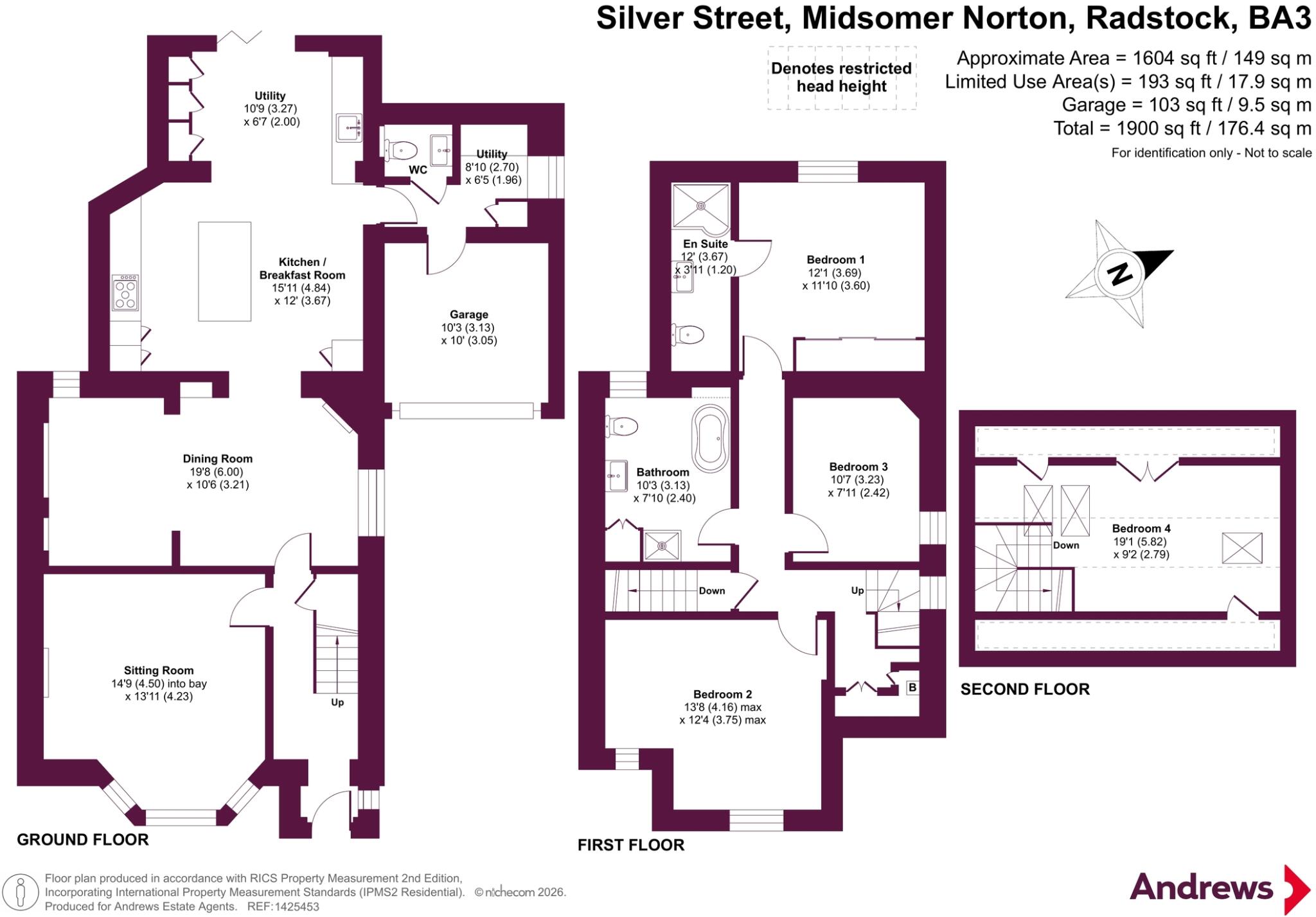 Silver Street, Midsomer Norton, Radstock, Somerset, BA3 floorplan
