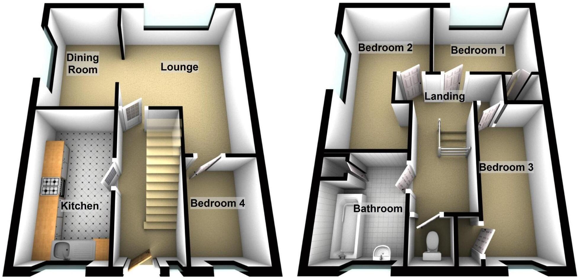 Claremont Crescent,
Whitley Lodge, Whitley Bay,
NE26 3HL floorplan