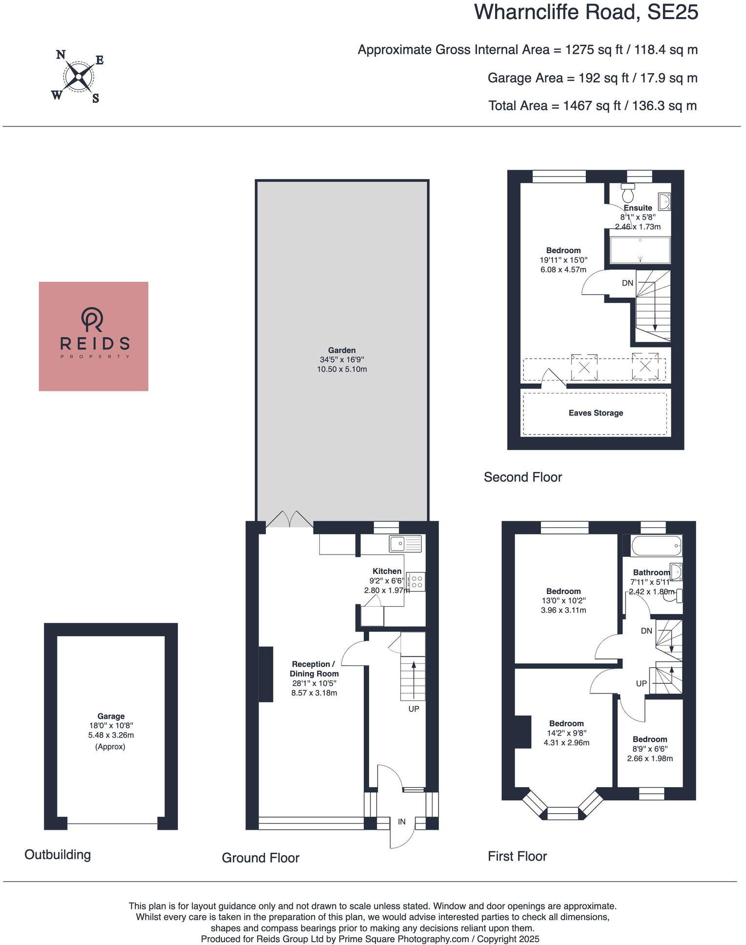 Wharncliffe Road, London, SE25 6SL floorplan
