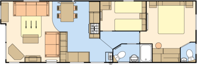 Atlas Debonair 5 luxury holiday home, East of England, England, NR25 7HW, United Kingdom floorplan