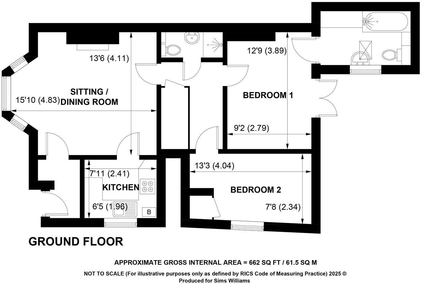 The Causeway, Arundel floorplan