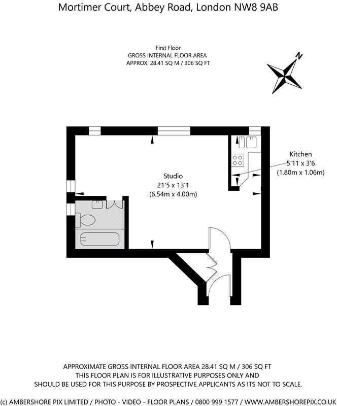 Mortimer Court, Abbey Road, St John's Wood, London, NW8 floorplan