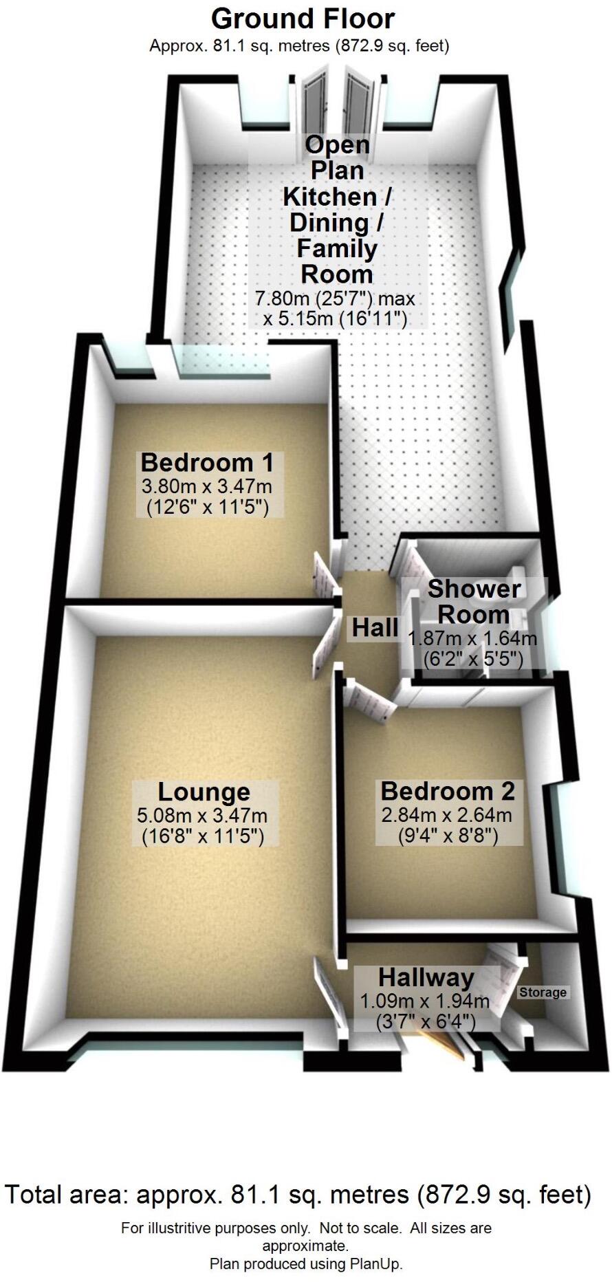 Masefield Avenue, Padiham, Lancashire, BB12 floorplan