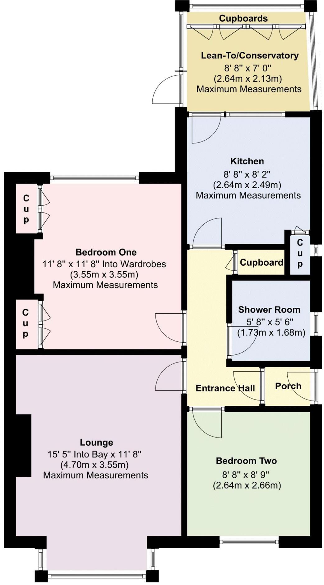 The Close, Portchester floorplan