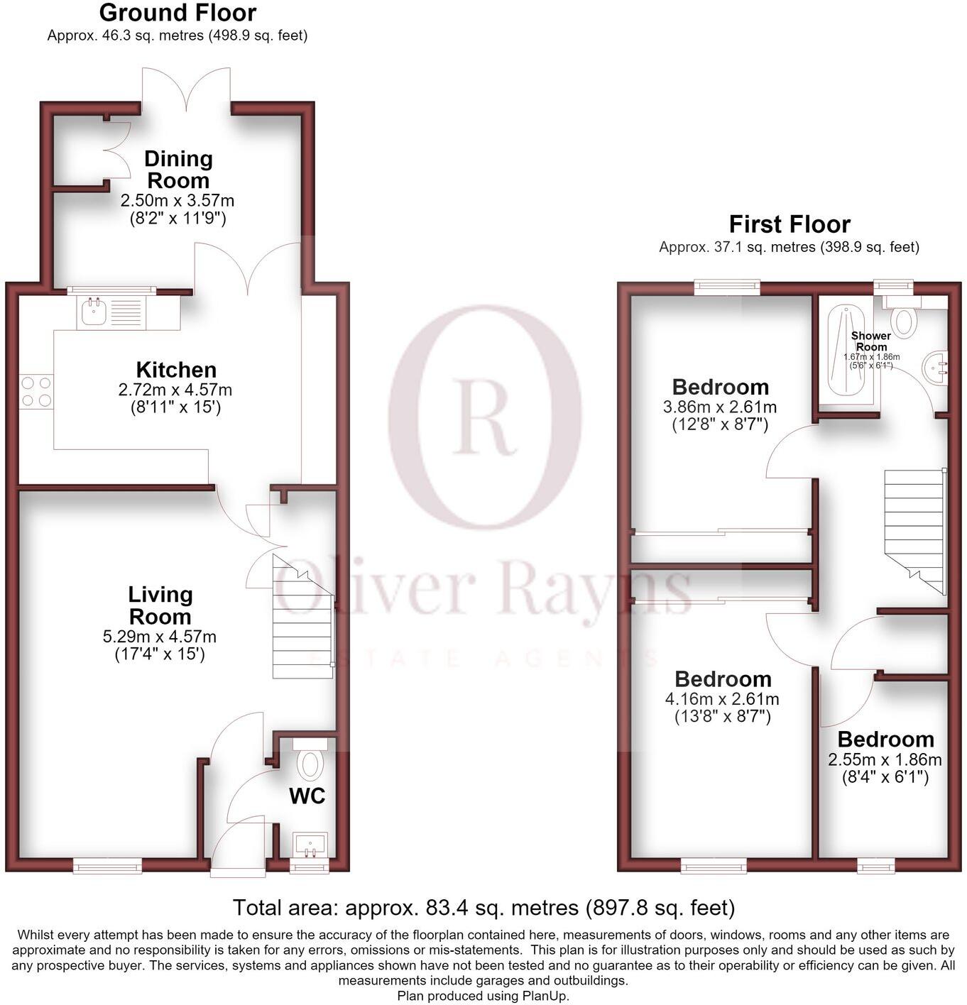 Birkby Close, Hamilton, LE5 floorplan