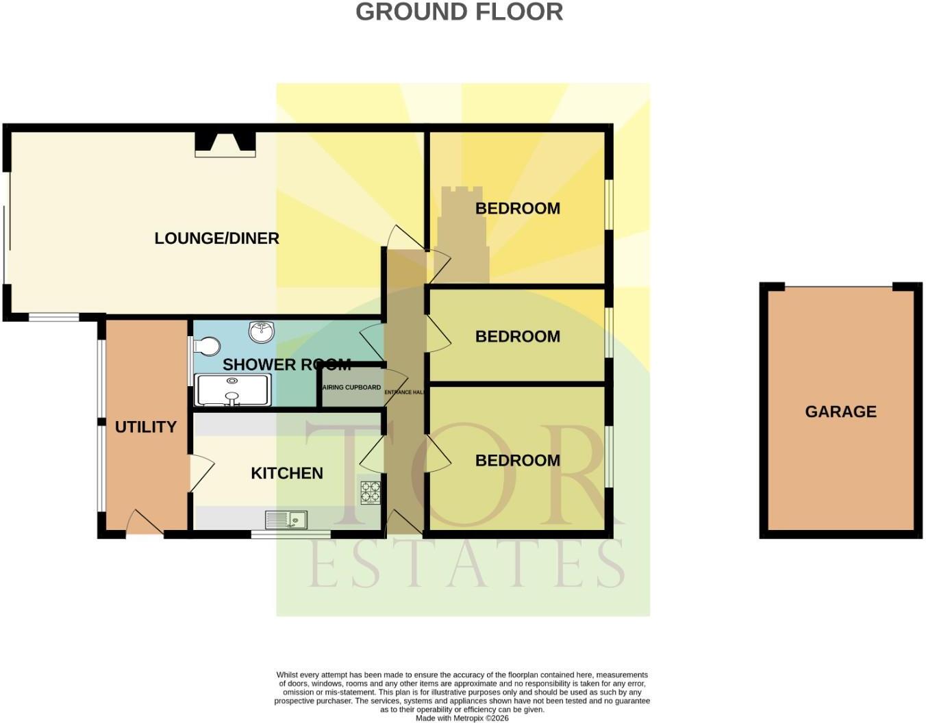 Hurmans Close, Ashcott, Bridgwater floorplan