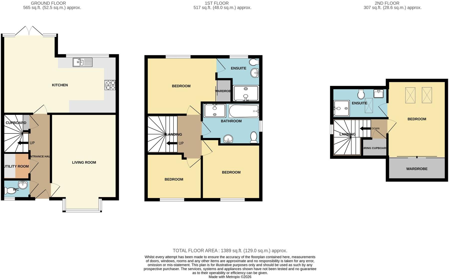 Gamlin Close, Wellington, TA21 floorplan