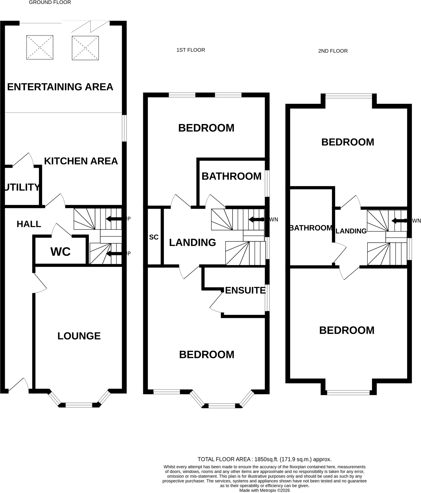 Moss Lane, Bramhall floorplan