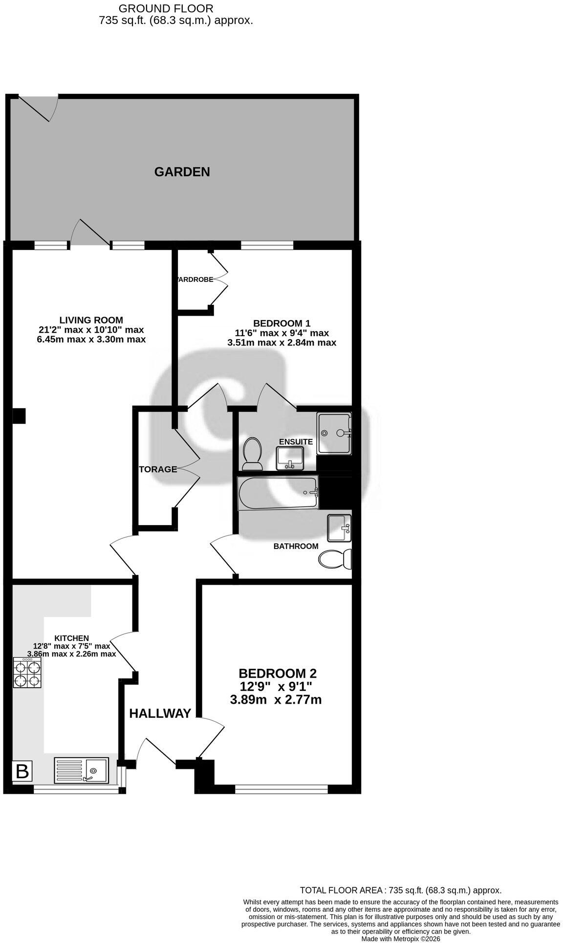 Drinkwater Road, Harrow, HA2 floorplan