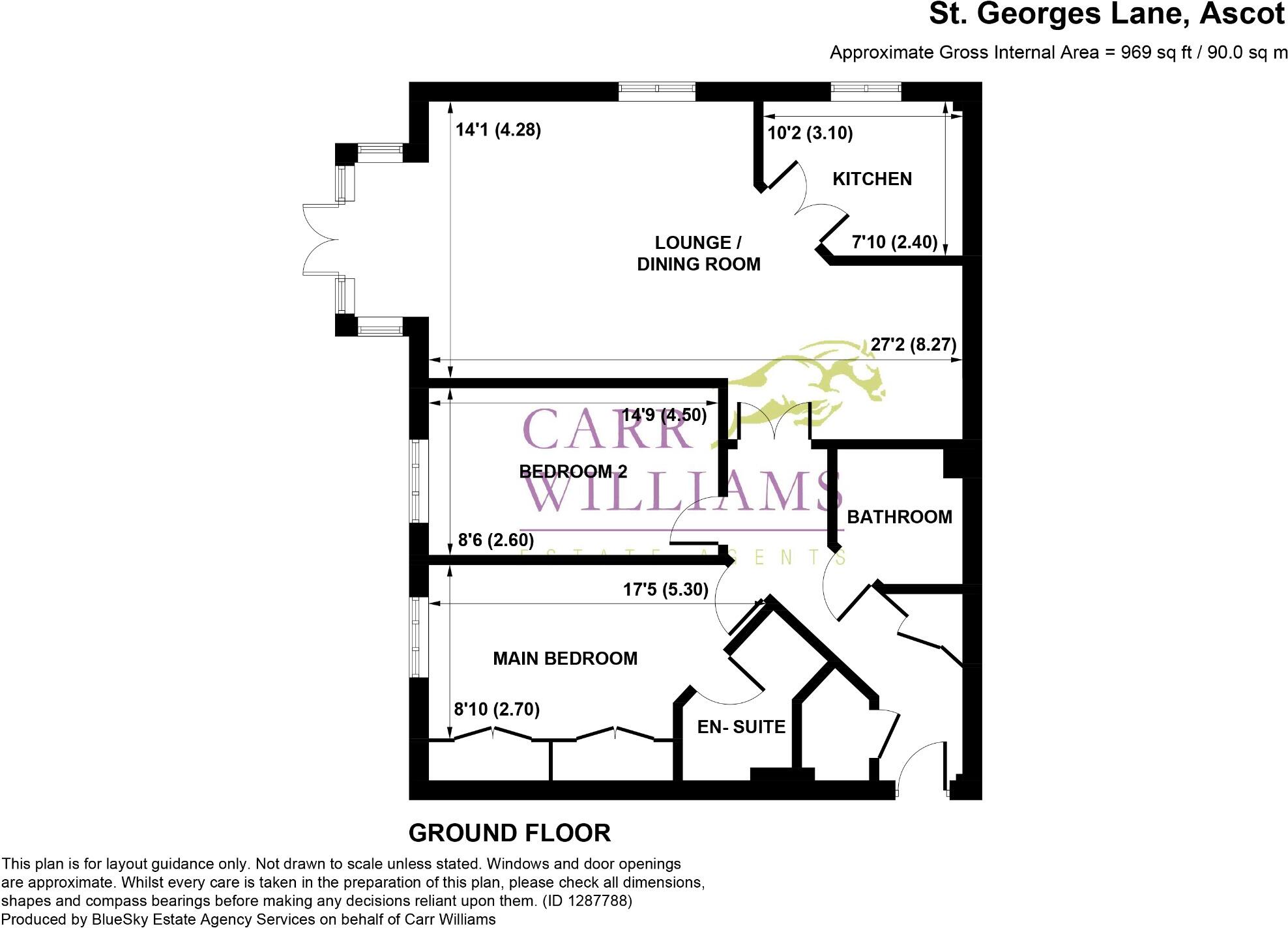 Red Gables, St Georges Lane, Ascot Centre, Berkshire, SL5 7FW floorplan