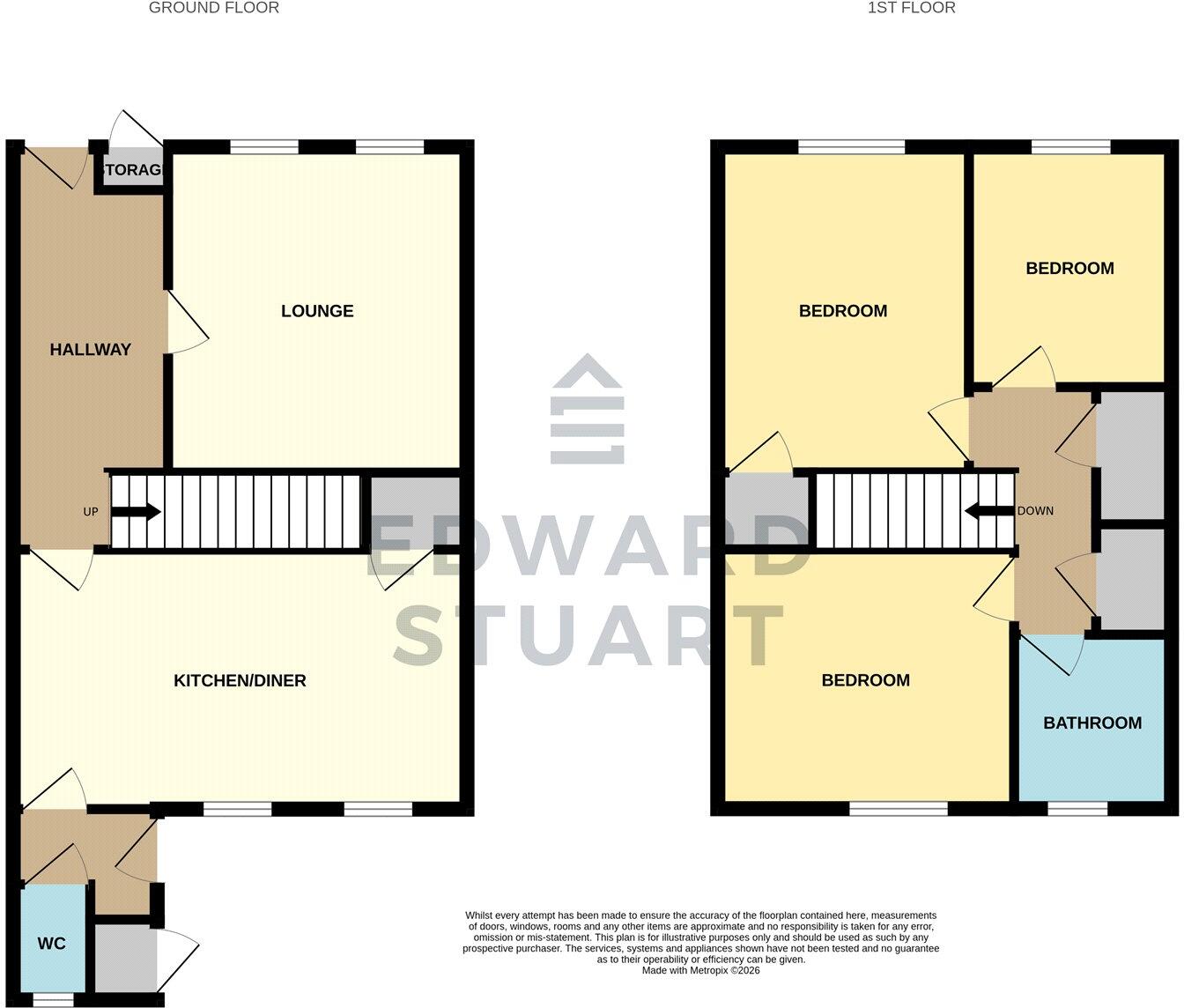 Crowhurst, Peterborough, Cambridgeshire, PE4 floorplan