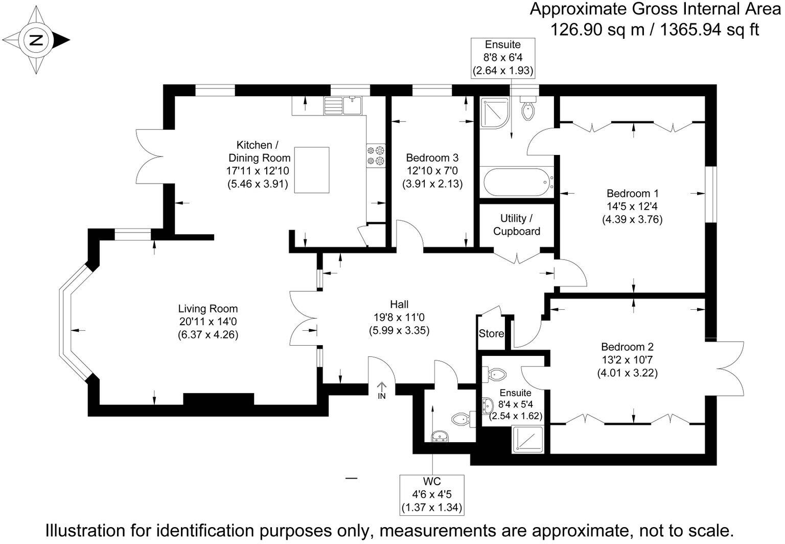 Abbeydale, Monks Lane, Newbury, RG14 7FN floorplan