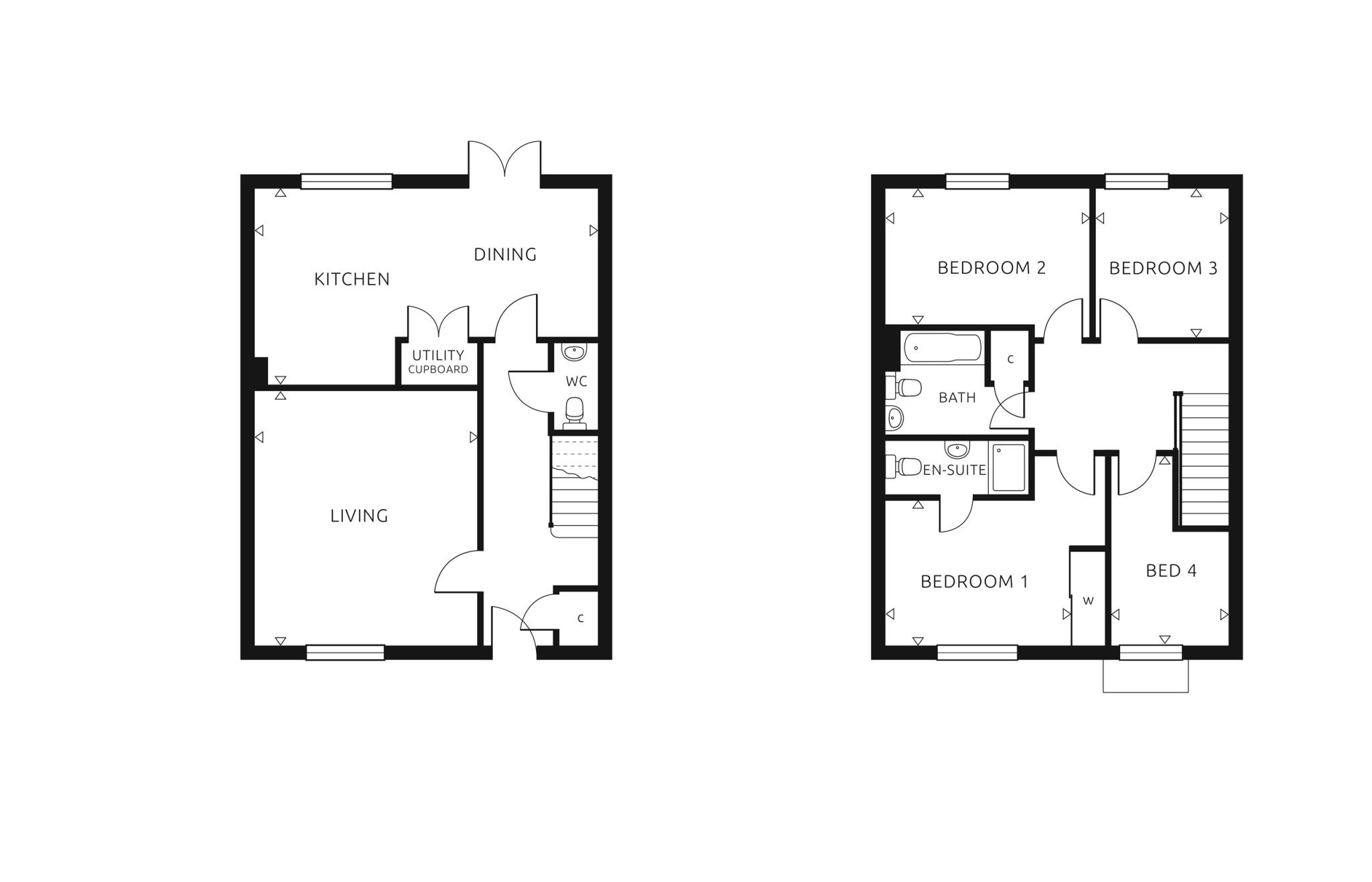 The Pastures, Wood View, Grays floorplan