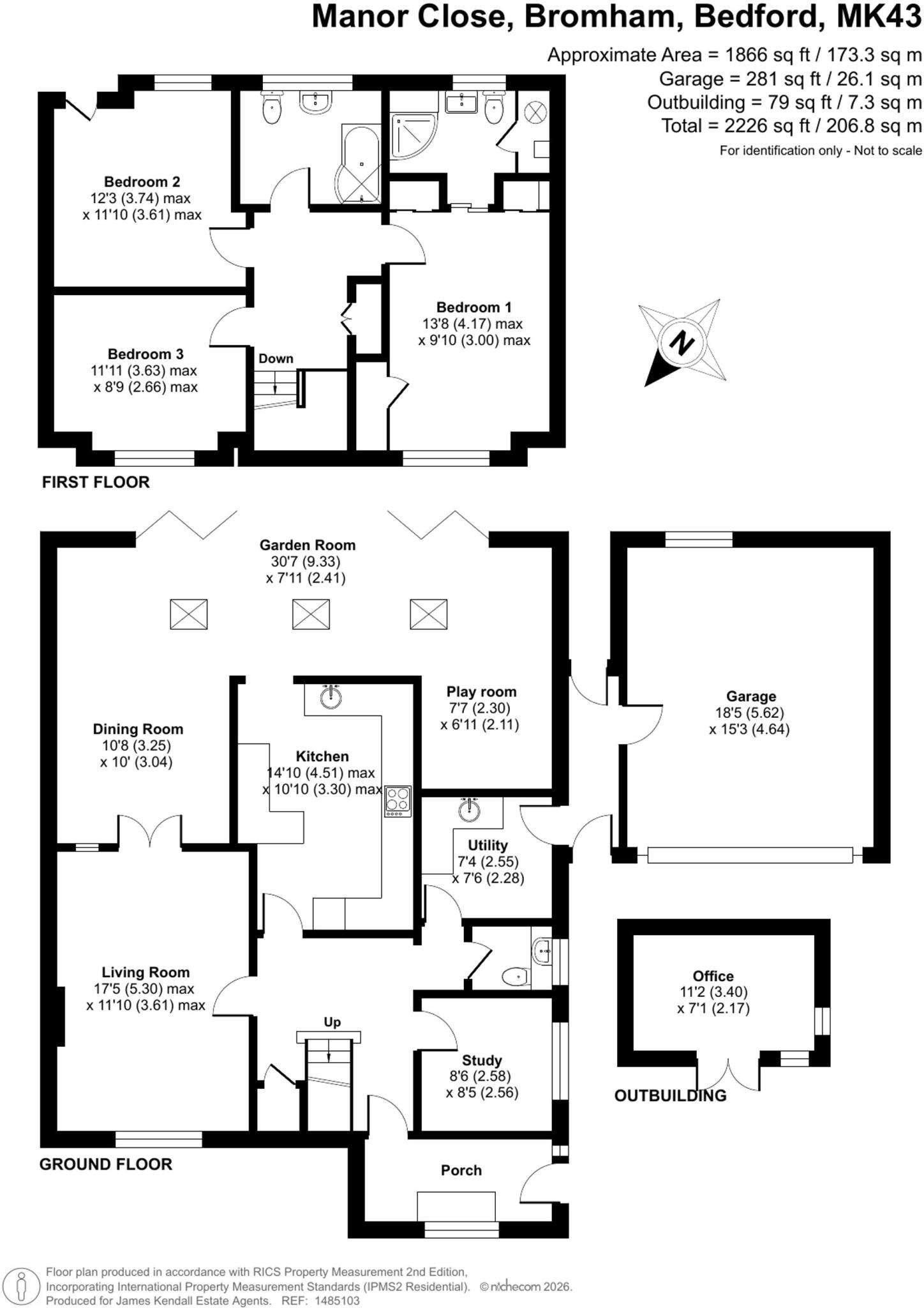 Manor Close, Bromham, MK43 floorplan