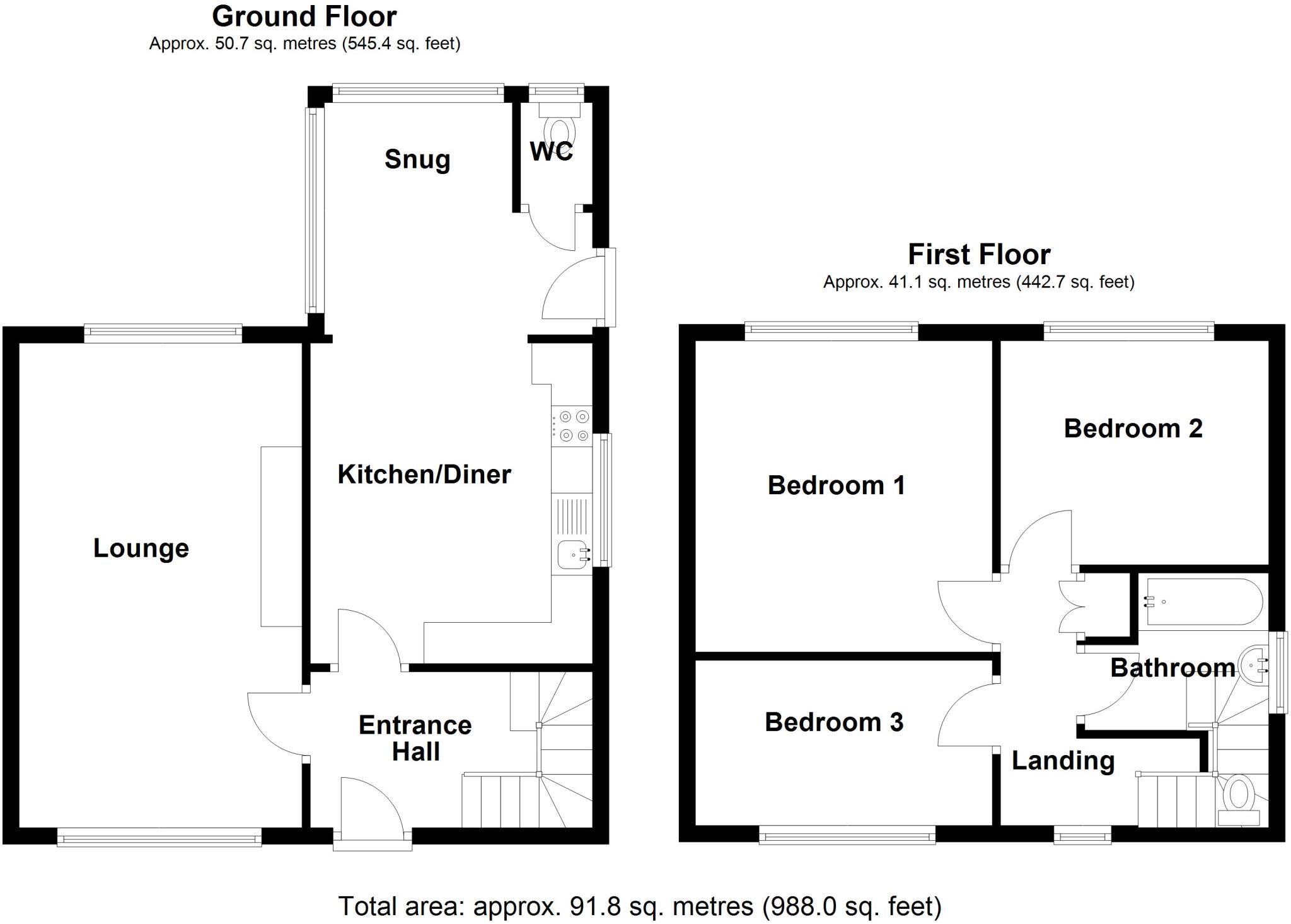 Kingsway, Bourne, Lincolnshire, PE10 floorplan