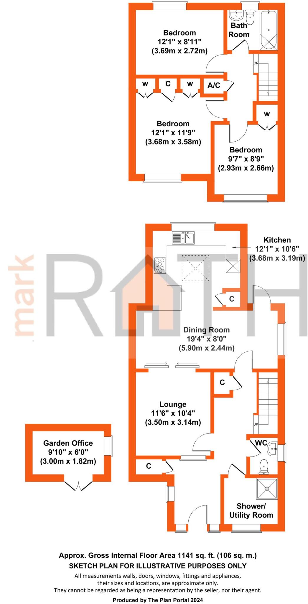 Highfield Close, Wokingham, RG40 floorplan