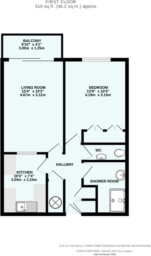 Fore Street, Budleigh Salterton, Devon floorplan