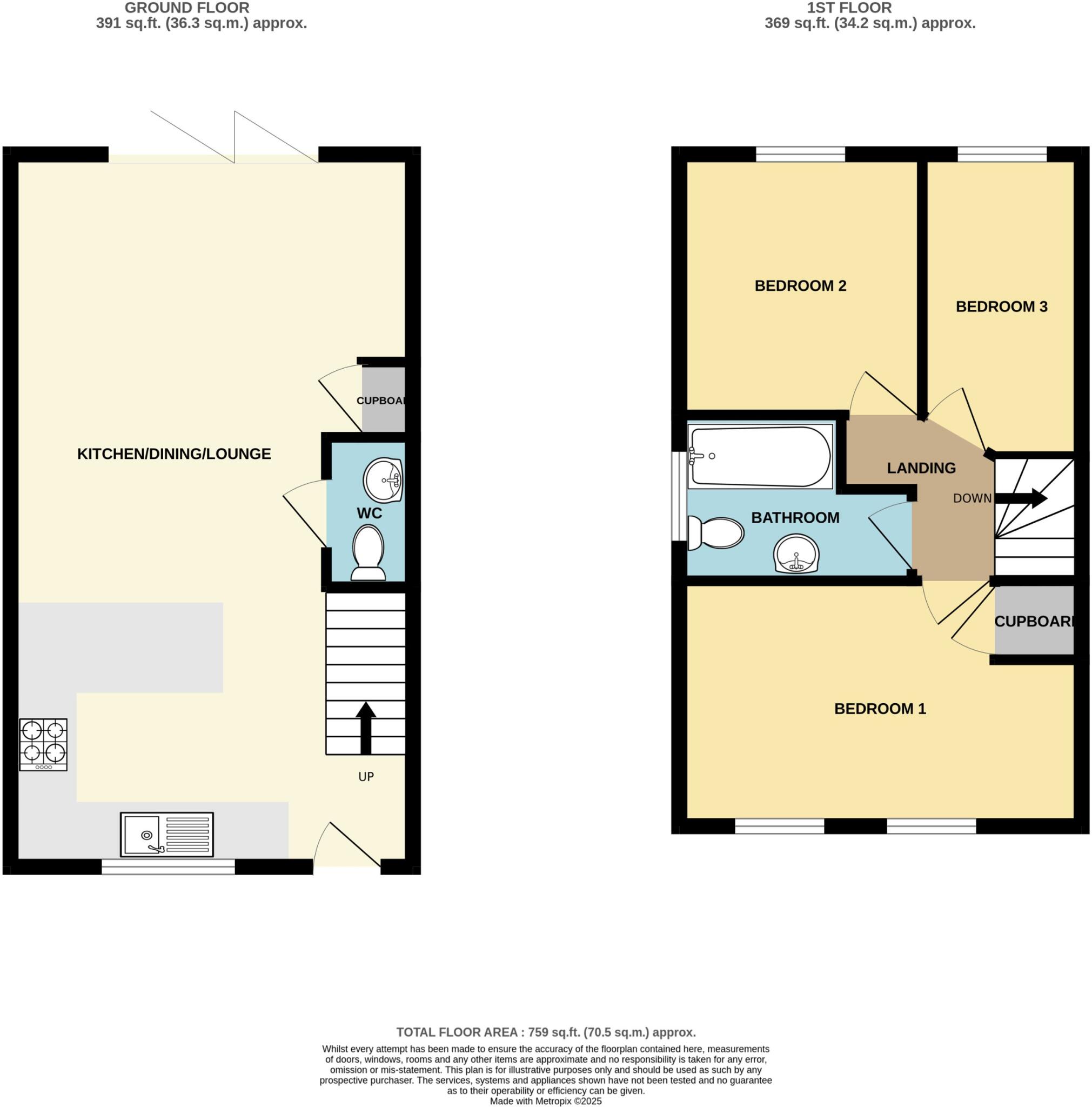 Cleveland Avenue, North Hykeham, LN6 floorplan