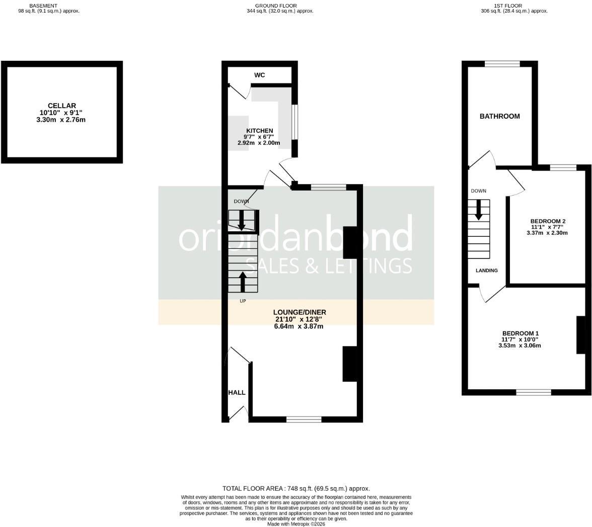 Northcote Street, Semilong, Northampton NN2 floorplan