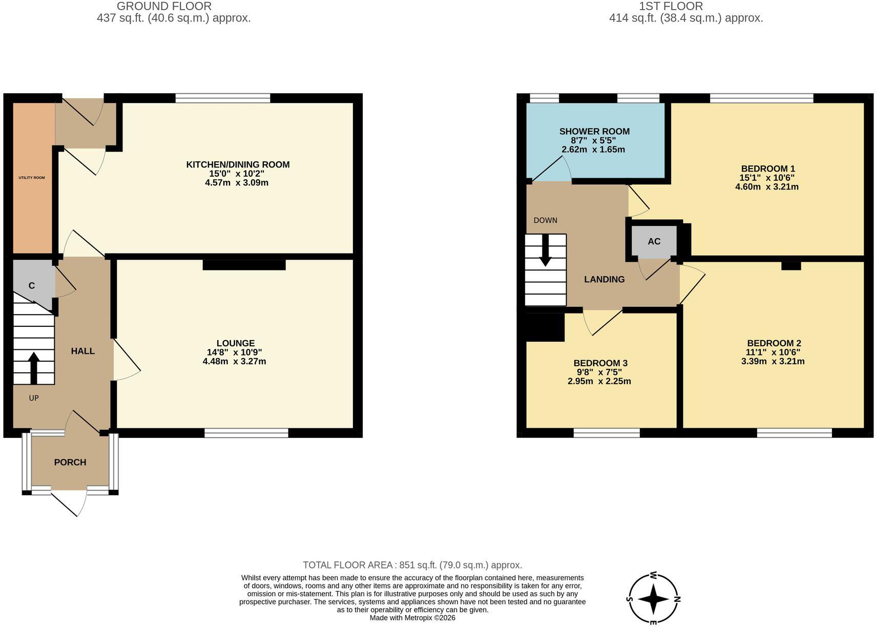 Barker Crescent, Melton Mowbray, LE13 floorplan